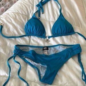 D&G Women's Blue Bikini Set